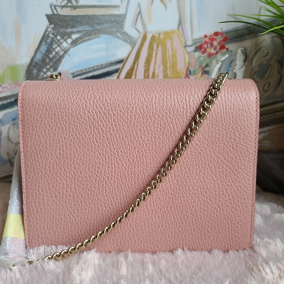 Gucci Dollar Calfskin Interlocking GG
Handbag Pink - Picture 10 of 13